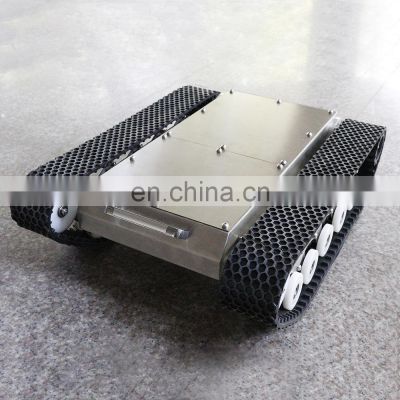 Industrial robot EOD small rubber tracked chassis robot platform for solar panel cleaning