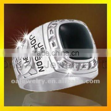 fast delivery fashion opal set sterling silver class ring
