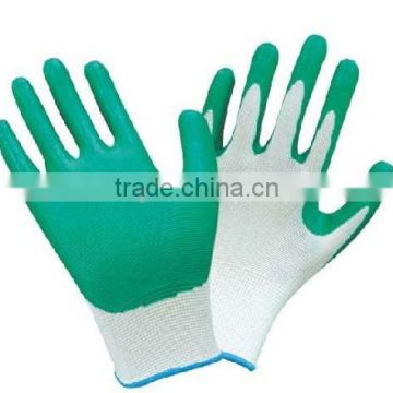 13 gauge nylon nitrile coated working glove