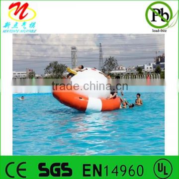 Inflatable Saturn giant inflatable rocker floating inflatable water spinner