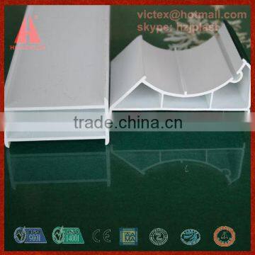 Plastic corner extrusion PVC fame profile