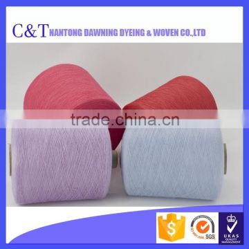 The best quality 40S/2 dyed cotton polyester blended color yarn