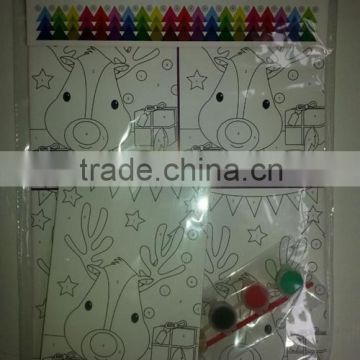 paint by number christmas drawing toy