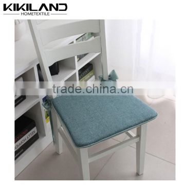 2015 Kikiland latest design cheap plain pattern waterproof seat cushion
