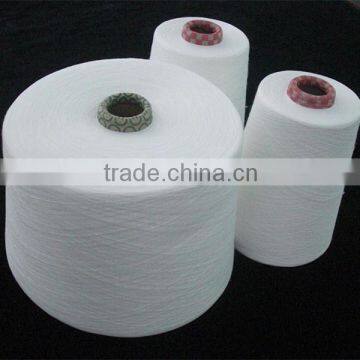 spun polyester cotton feel fabric TC yarn