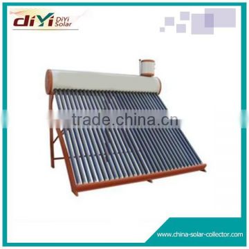 White and Grey color diy compact low pressure solar water heater