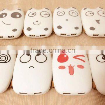 cute cartoon power bank 3000mah for women 5v 1a