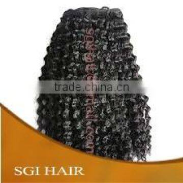 brazilian remy human hair kinky curly weave