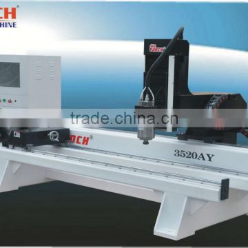4 axes cnc router with one 5 .5kw spindle