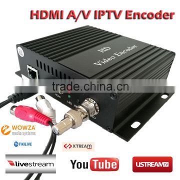 Mini H.264 Hardware Encoder iptv streamer for OTT, Web, Mobile tv