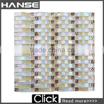 GT004 china glass tile mosaic floor pattern mural