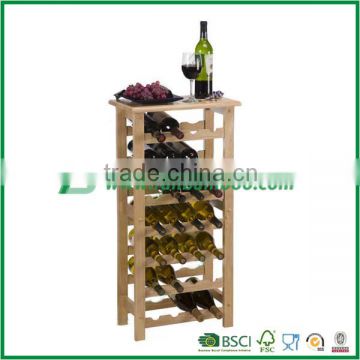 Large Bamboo Wine Display Shelf Wine Bottle Holder
