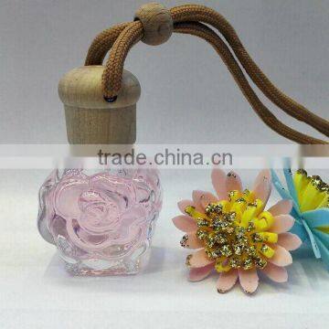 Hanging car perfume bottle