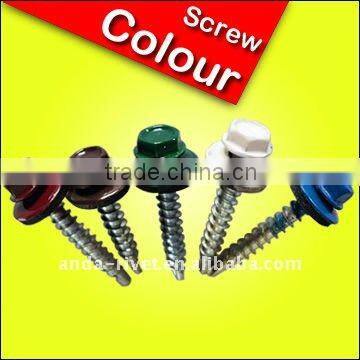 Self drilling roofing screw