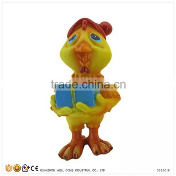 Resin Rooster Sculpture Chinese Zodiac Decoration