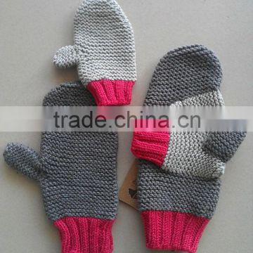 Adult and Kids Super Soft and Warm Knitting Handmade 100%Yak-Yarn Winter Glove Mittens