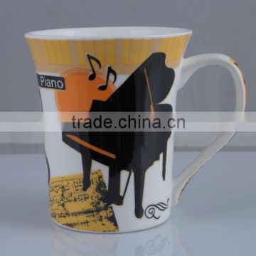 Made in china Environmental protection material music note mugs