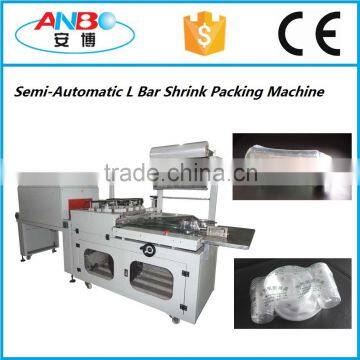 Hot sale L bar heat shrink wrap packaging machine