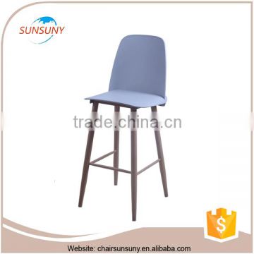Wholesale modern cheapest wood frame upholstered bar chair