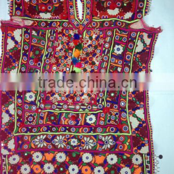 Hand embroidered vintage Banjara yoke Kutchi nomad dress