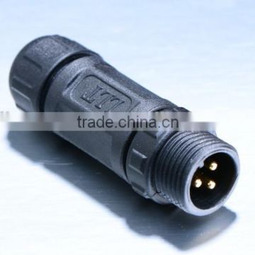 M12 3 poles male to female waterproof connector