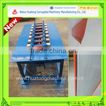 Double site flanging machine for steel panel