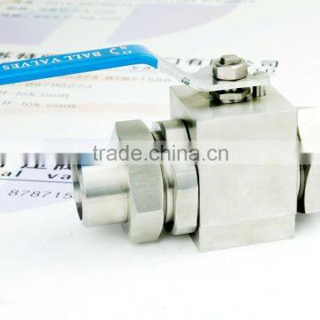 high pressure 3PC weld Ball Valve