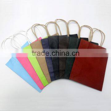 Custom logo Paper Bag In Stock Cheap Kraft Paper Bag Manufacturers