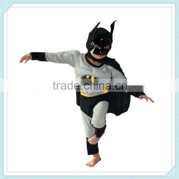 Kids Cool Performance Costumes Muscle Bat man For Boys Factory Party Suppliers Grey Bat man Costums For Kids