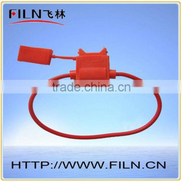 red rubber in-line car fuse block 20A/250VAC