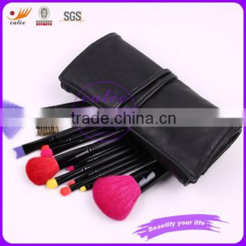 new best seller colored makeup brush set with 12pcs