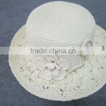 Eco-friendly summer woman hat, summer 2015 woman hat, cheap hat for woman