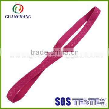 GuanChang custom polyester elastic sport hair band