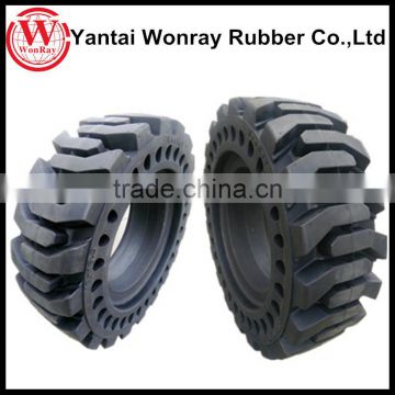 Solid OTR Tires 10x16.5 12x16.5 for Bobcat wheel loaders