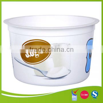 IML pp injection plastic frozen yogurt container