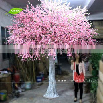 BLS014-9 GNW indoor home decorative artificial tree cherry blossom 10ft pink for wedding decoration flower stand