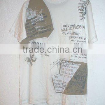 2012 Latest design and high quality fashionable cotton t-shirt