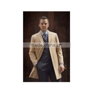 2014 Winter Season China Made Latest Style Formal Occasion Slim Fit Mens Cashmere Men Coat