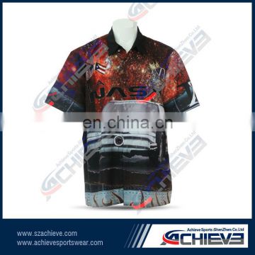 team racing shirts racing jerseys high quality sublimation custom shirts