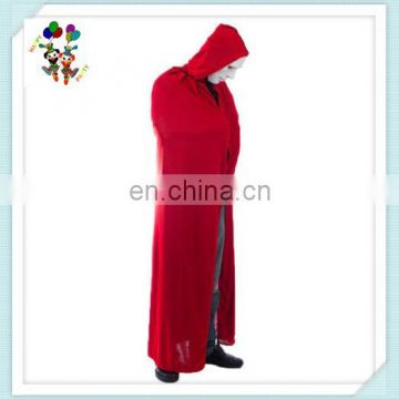 Adult Mens Long Red Devil Halloween Party Capes with Hood HPC-0551