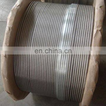 3/16" X 50 Ft. Aircraft Grade 304 stainless steel Wire Rope