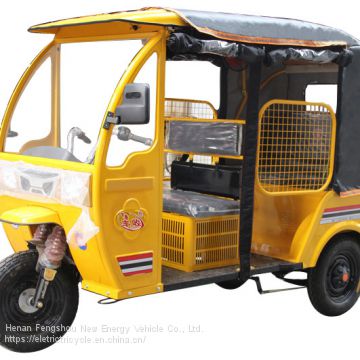 BKA4 electric gasoline hybrid rickshaw tricycle, hybrid battery trike, gasoline electric three wheeler vehicle