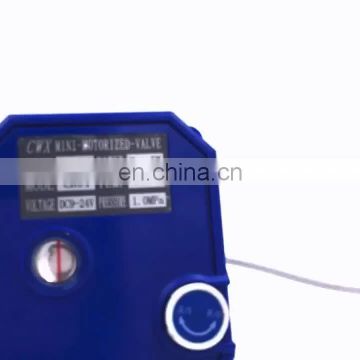 CWX15n 2 way DC12V  DN8 to DN50   electric and manual valve with smart meter for ball valve
