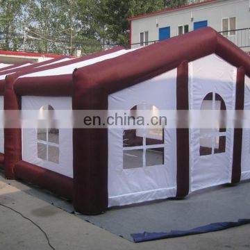 China factory sale half transparent inflatable dome tent,inflatable bubble tent,inflatable igloo tent with good price