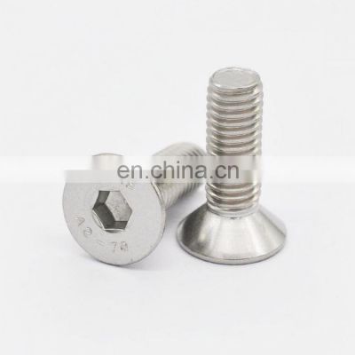 wholesale nuts and bolts countersunk flat head screw socket cup head screw 316L