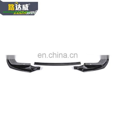 3 PCS/Set ABS Gloss Black Front Lip Chin Splitters Spoiler For BMW 3 Series G20 2019 2020 MP Style