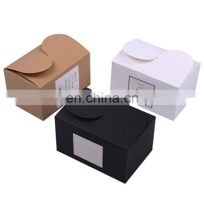 Paper Flat gift boxes flat packaging black white gift box flat paper boxes with custom logo foil 2019