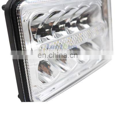 LED6545 aluminum alloy factory supplies Lantsun Led lighting 4x6 inch  LED work light 10-30V 45W IP68  led lamp spot