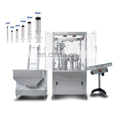Factory Direct Veterinary Syringe Filling Machine Disposable Syringe Filling And Capping Machine
