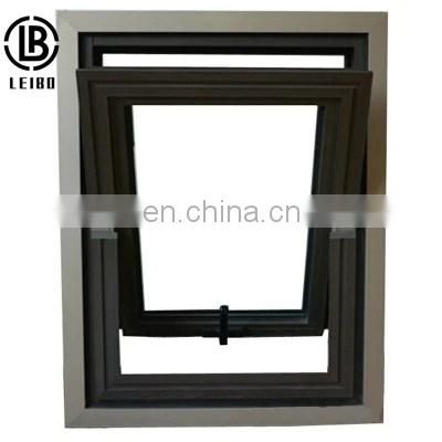 French Advanced windproof aluminum middle swing window is suitable for families to save space